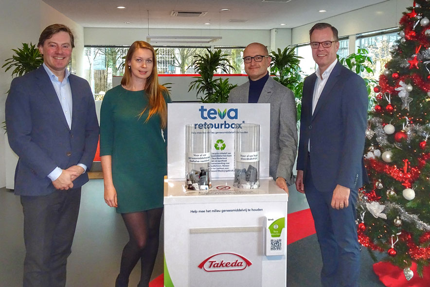 Takeda Nederland plaatst TEVA Retourbox in haar hoofdkantoor